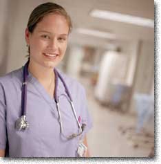 Female physician assistant