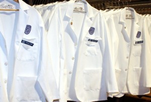 white coats are for medical students